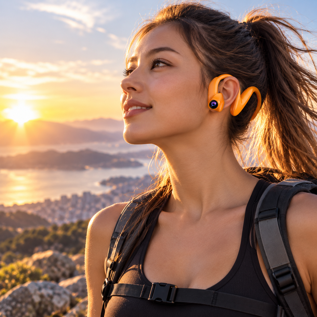 North Relay CaptureLoop E900 Smart Camera Earbuds